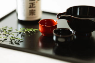 酒器揃 溜 漆塗り